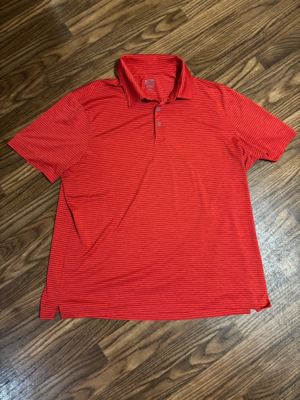 Champion DUO Dry Red Striped Casual Golf Polo * XXL Excellent Condition